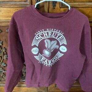 Schrute Farms - Unisex Sweatshirt Size Medium, The Office Dwight Shrute Funny